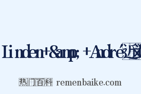 Linden+&amp;+André近义词是什么意思的图片